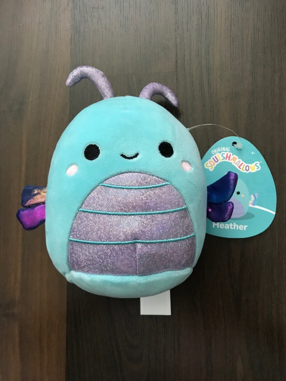 NWT Squishmallows 5" Heather the Dragonfly Plush Soft Toy